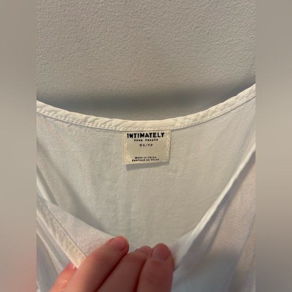 Free People Intimately White Sheer Maxi Lace Dress NWOT - Picture 10 of 12